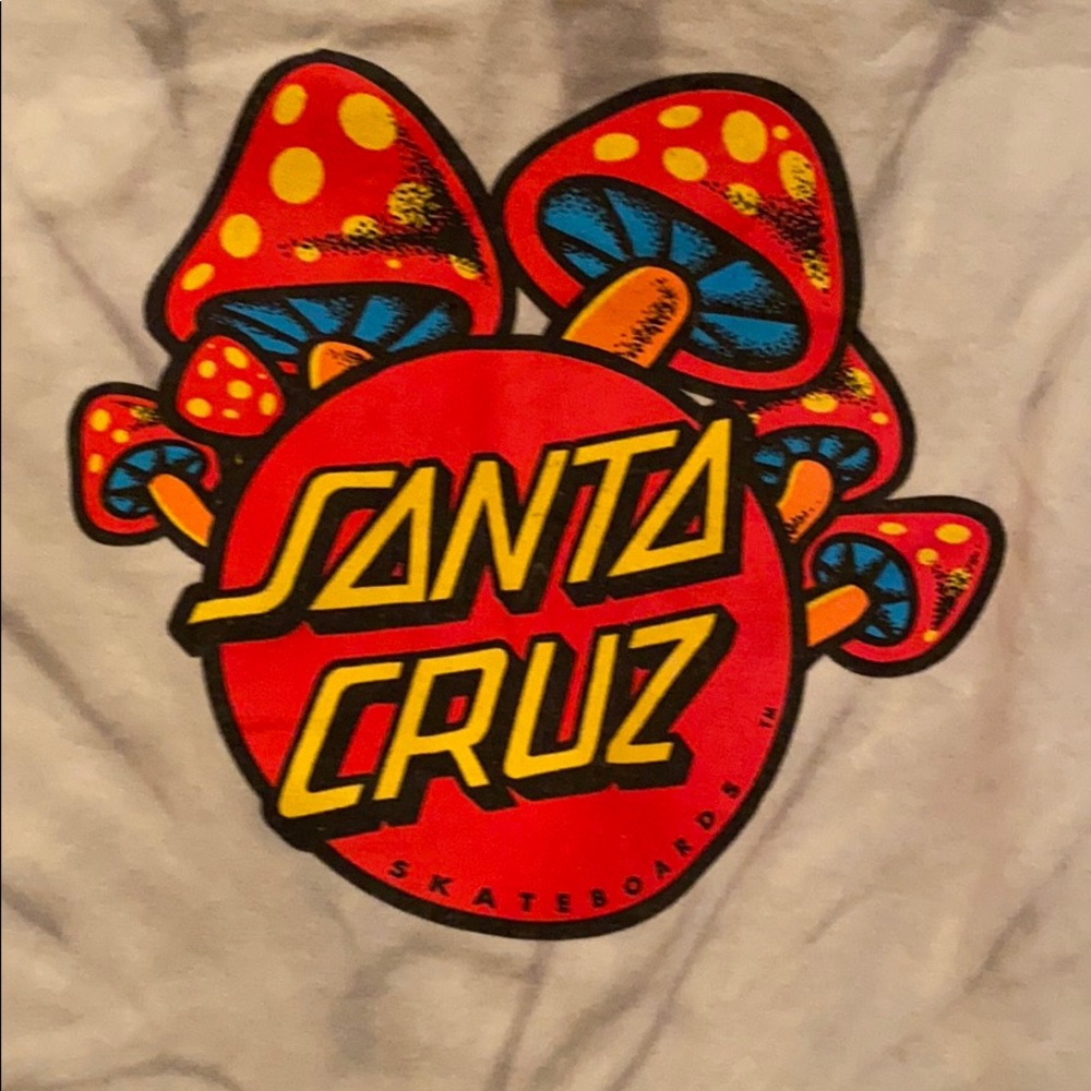 Santa Cruz tie-dye shrooms shirt